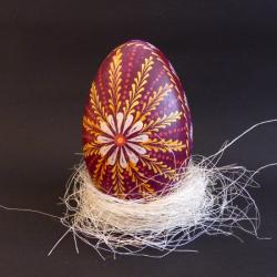 Wielkanocna pisanka batikowa - Inne - Wyposażenie wnętrz