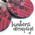 Biżuteria decoupage