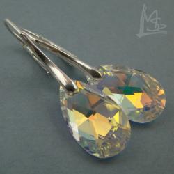 mieniące się,eleganckie kolczyki z kryształami - Kolczyki - Biżuteria