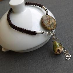 bransoletka z ceramicznym domkiem - Bransoletki - Biżuteria