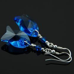 kryształki Swarovski Capri Blue - Kolczyki - Biżuteria