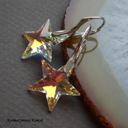 kolczyki gwiazdki,swarovski,srebro - Kolczyki - Biżuteria
