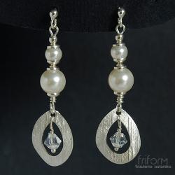 delikatne,perłowe kolczyki,kobiece,eleganckie - Kolczyki - Biżuteria