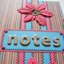 kwiatowy notes,pamiętnik,czyste kartki - Notesy - Akcesoria