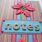 Notesy kwiatowy notes,pamiętnik,czyste kartki